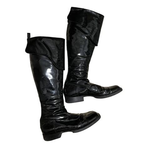 chanel boy patent leather 2015|chanel patent leather pirate boots.